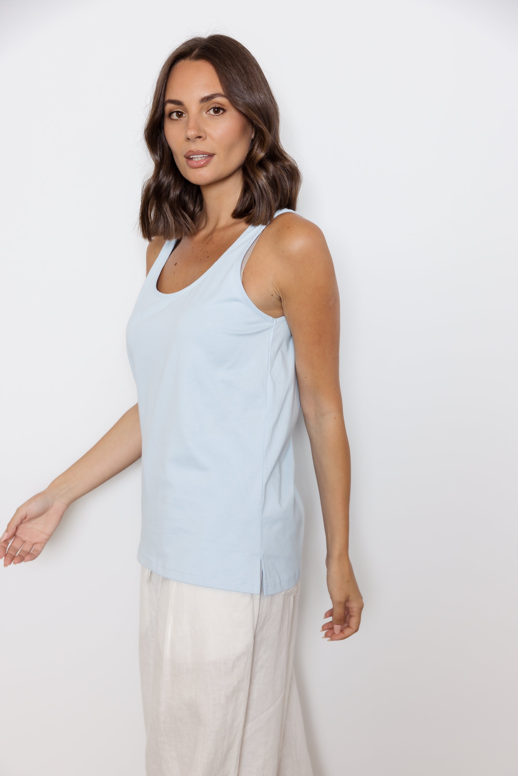 CAMSON Singlet Light Blue