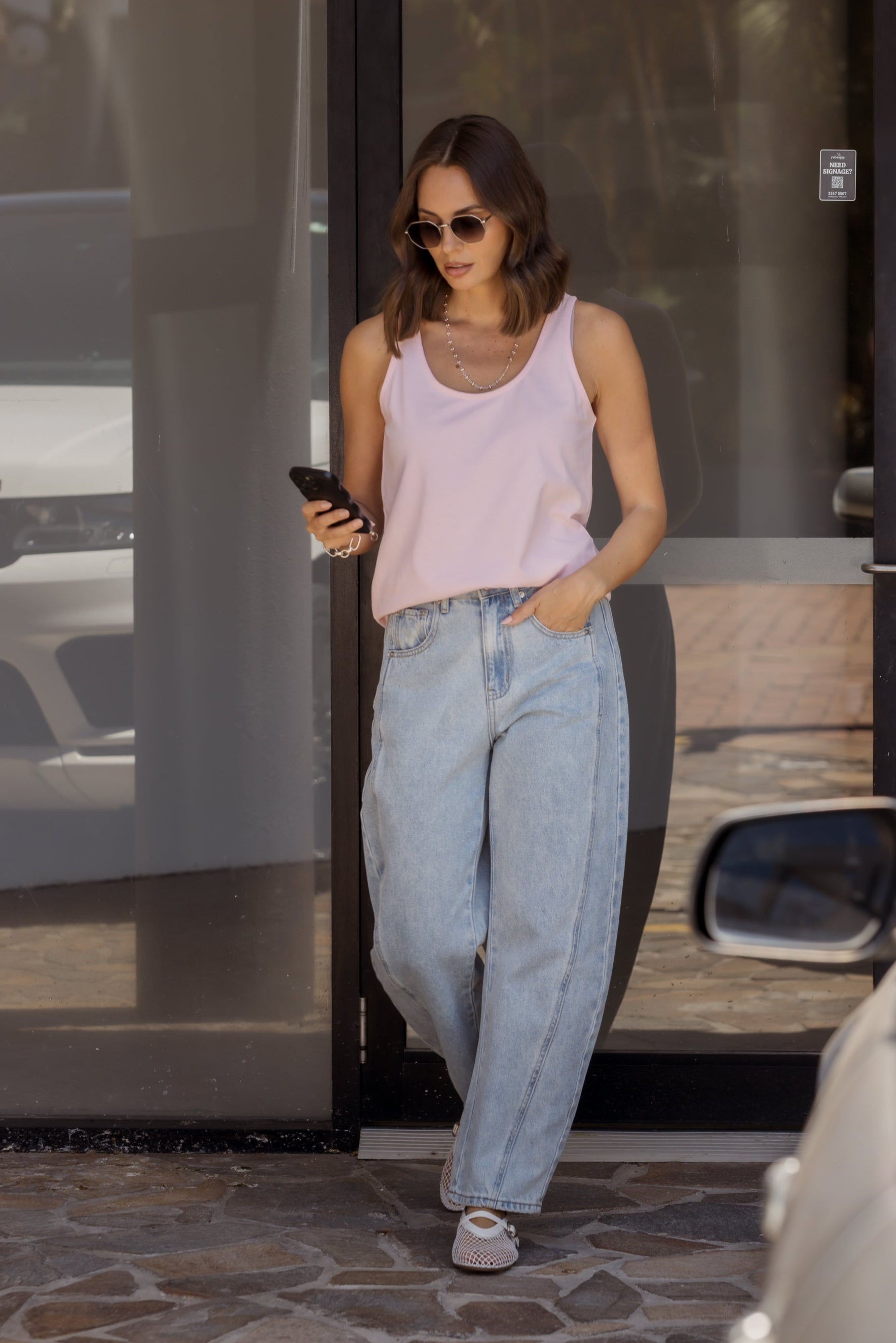 SALTY Jeans Light Blue Denim