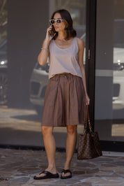 JUNY Shorts Chocolate