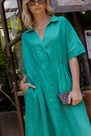 MAKILA Dress Emerald