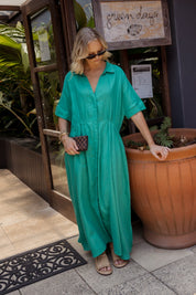 MAKILA Dress Emerald