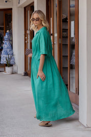 MAKILA Dress Emerald