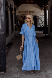 MAKILA Dress Cornflour Blue