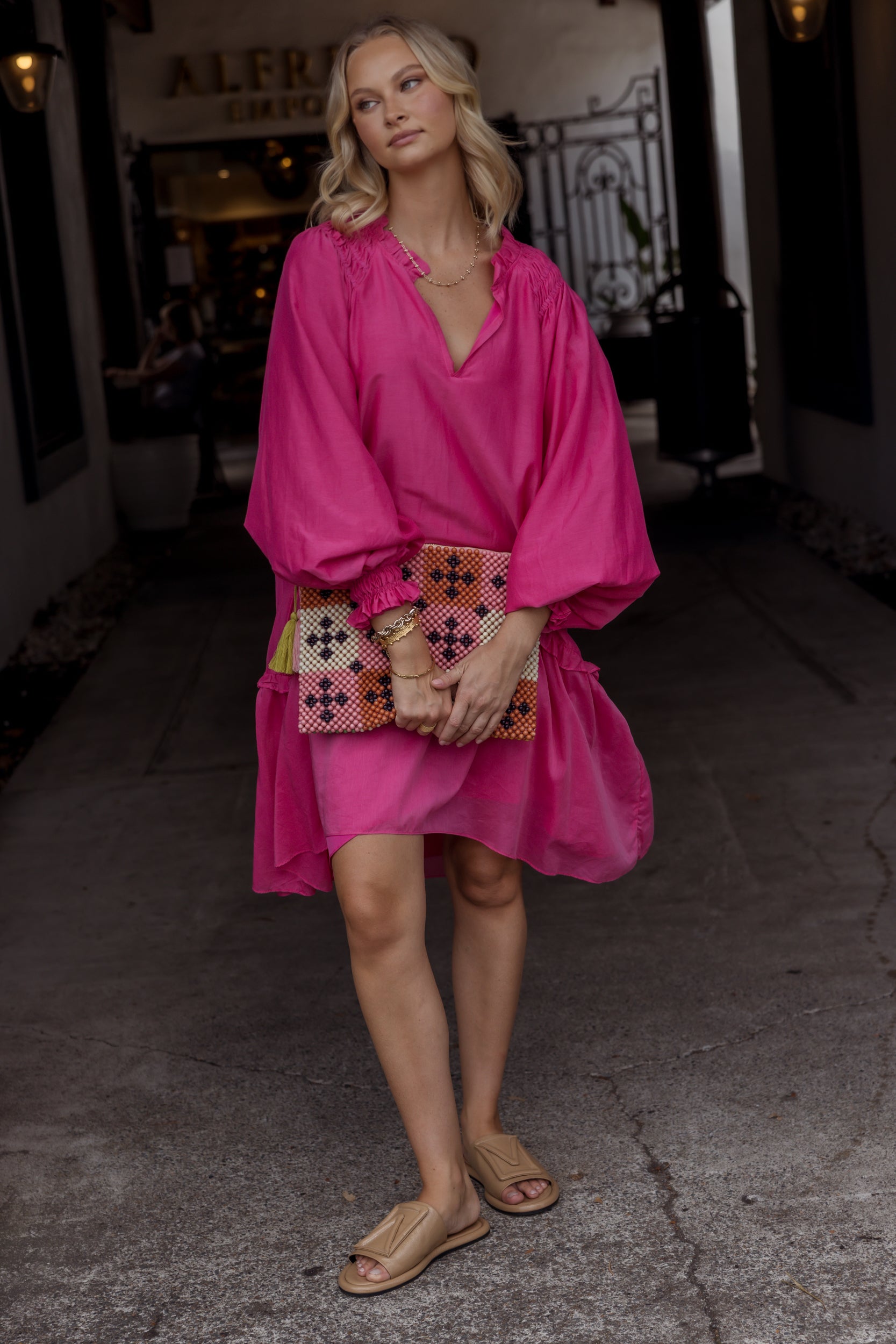 TOMMY Dress Hot Pink