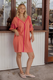 DARCY Dress Coral