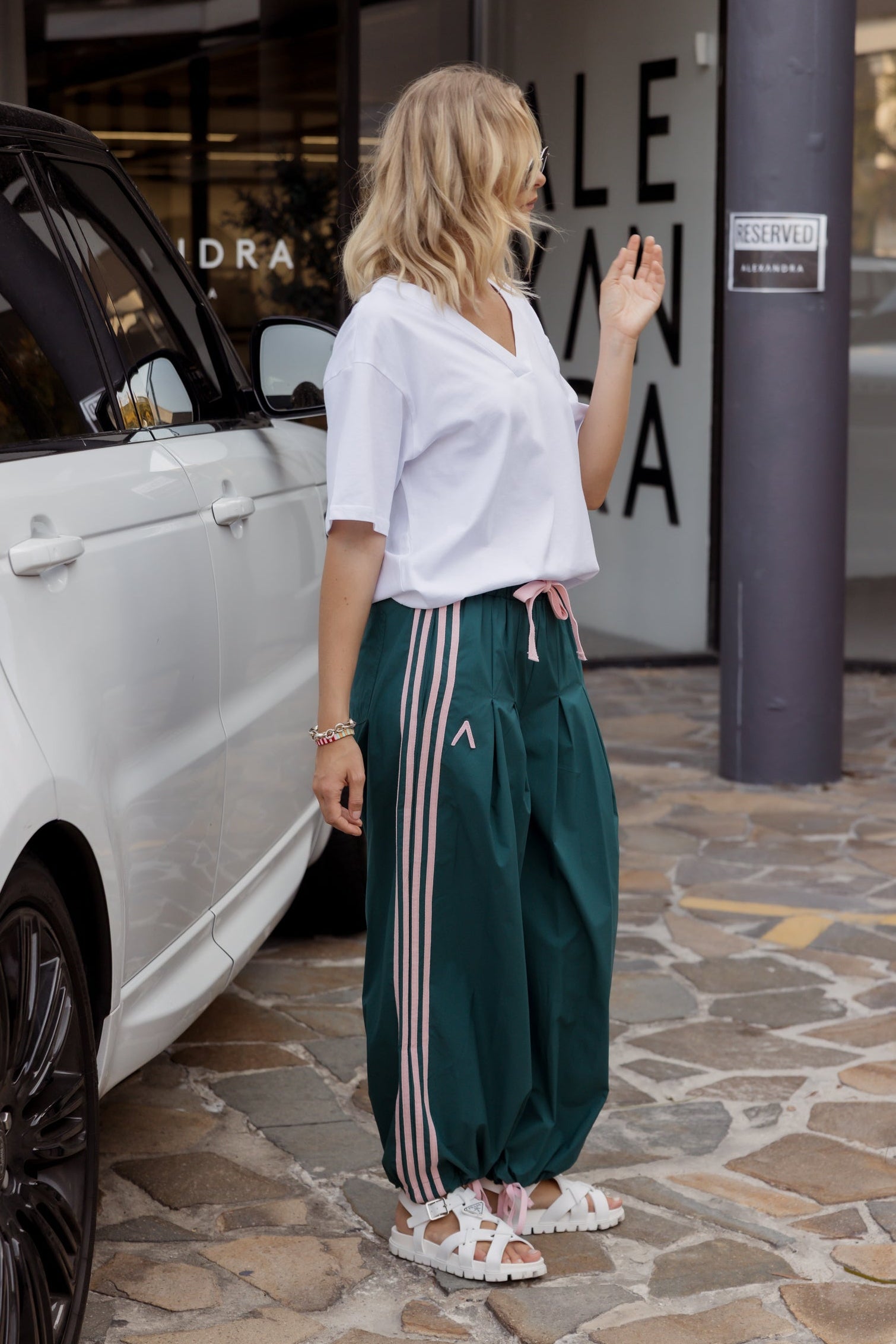 ALADIN Pants Green/Pink