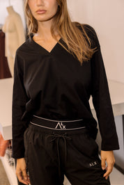 NIX V Long Sleeve Top Black