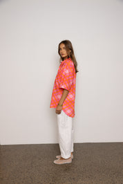 ROGUE Shirt Pink Blur Print