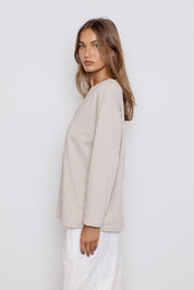 NIX V Long Sleeve Top Stone