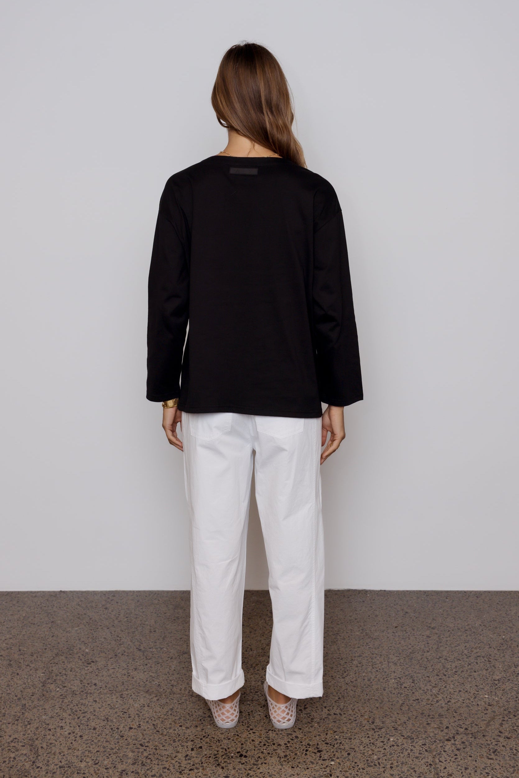 NIX V Long Sleeve Top Black