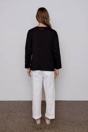 NIX V Long Sleeve Top Black