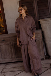 PLUTO Shirt Chocolate