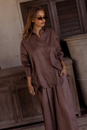 PLUTO Shirt Chocolate