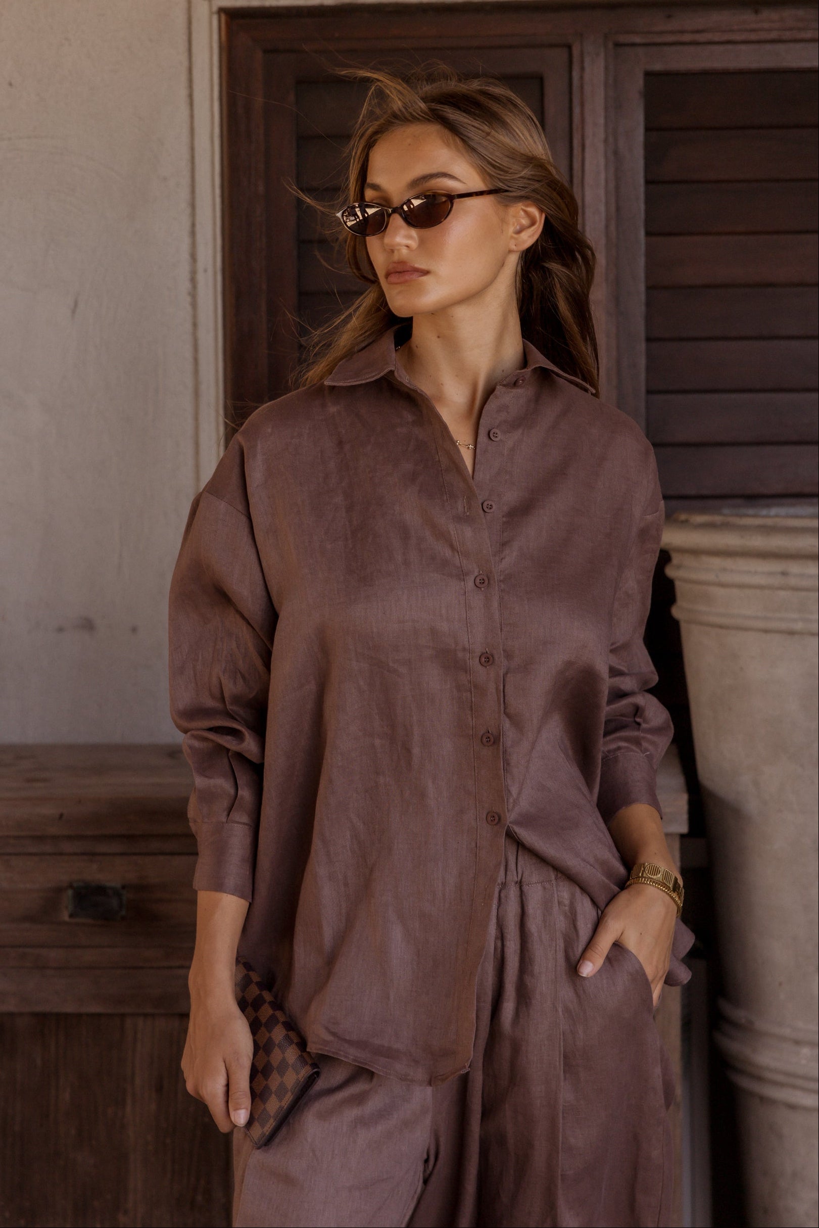 PLUTO Shirt Chocolate