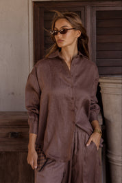 PLUTO Shirt Chocolate