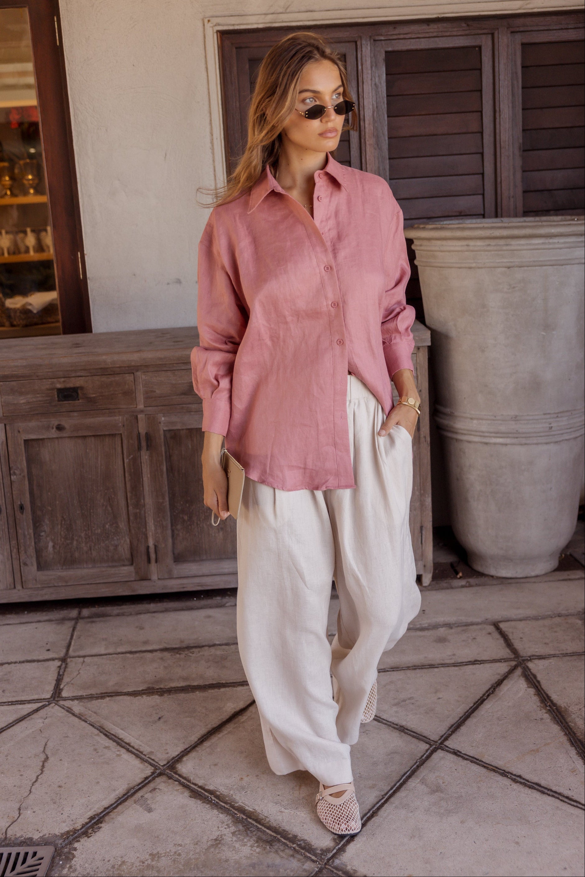 PLUTO Shirt Dusty Pink