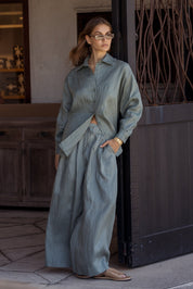 TERI Pants Dusty Green