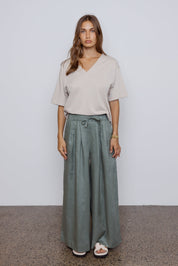 TERI Pants Dusty Green