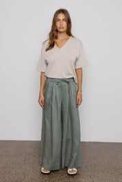 TERI Pants Dusty Green