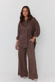 PLUTO Shirt Chocolate