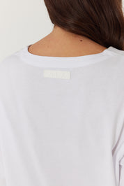 NIX V Long Sleeve Top White