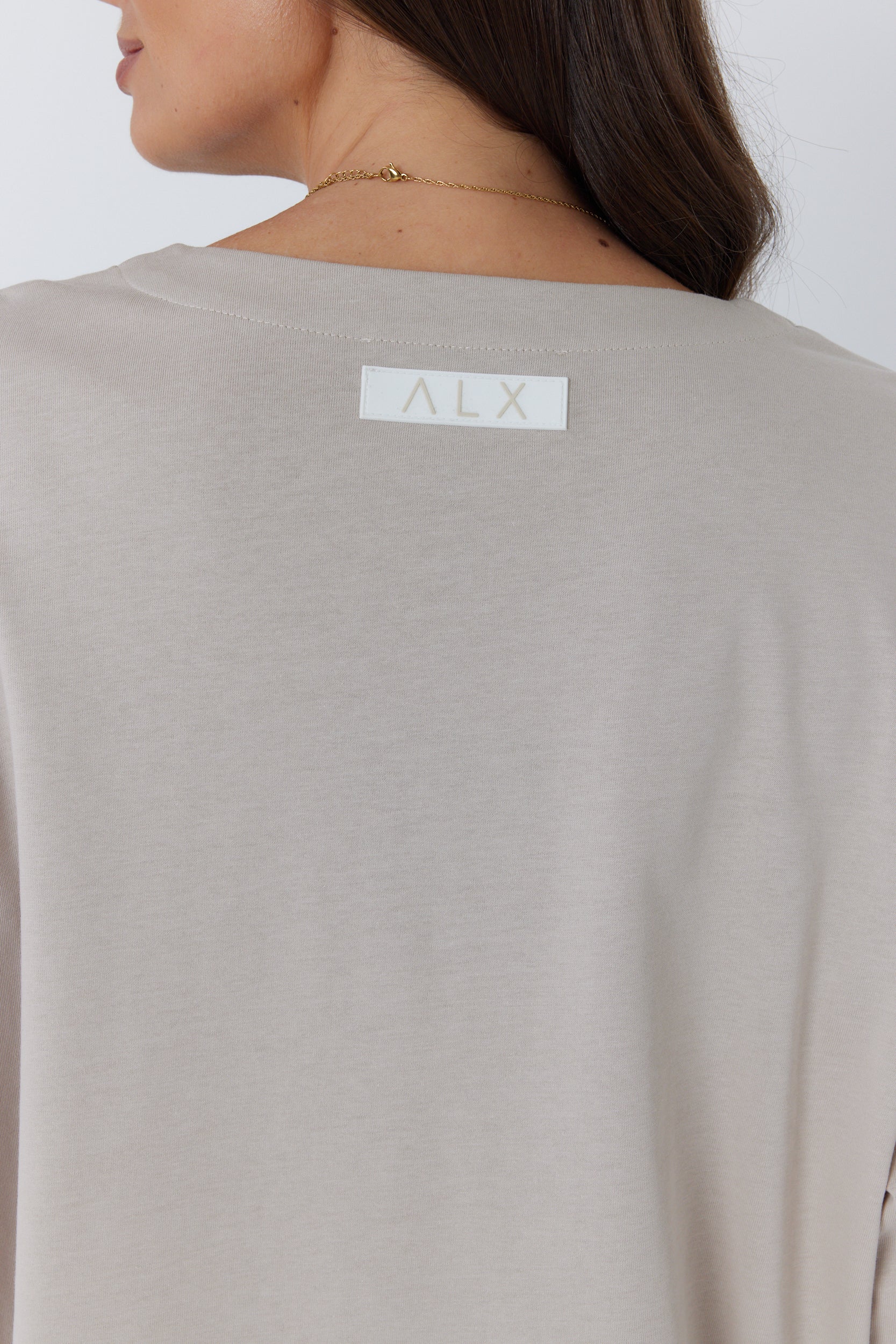 NIX V Long Sleeve Top Stone