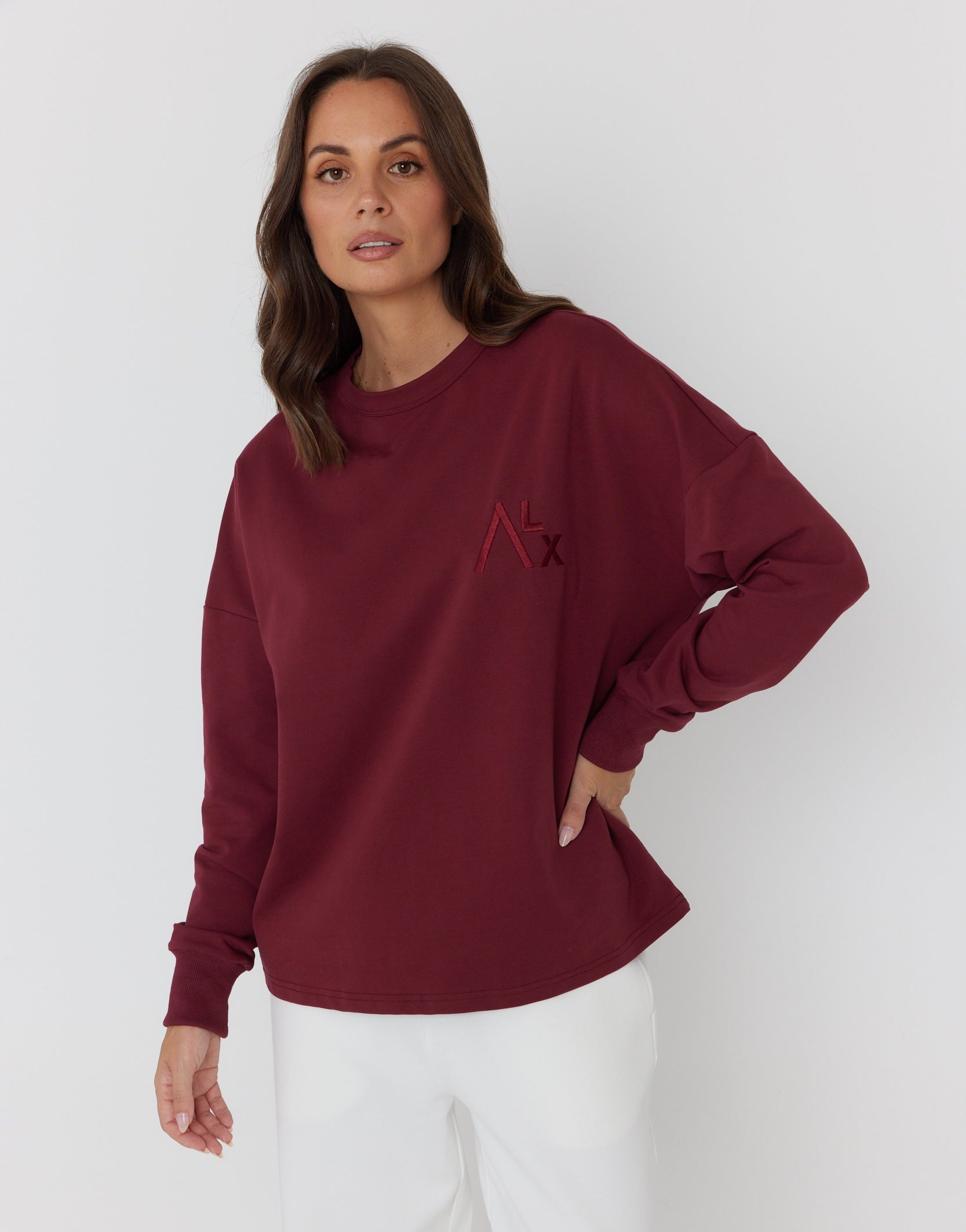 VIRE Jumper Red Wine