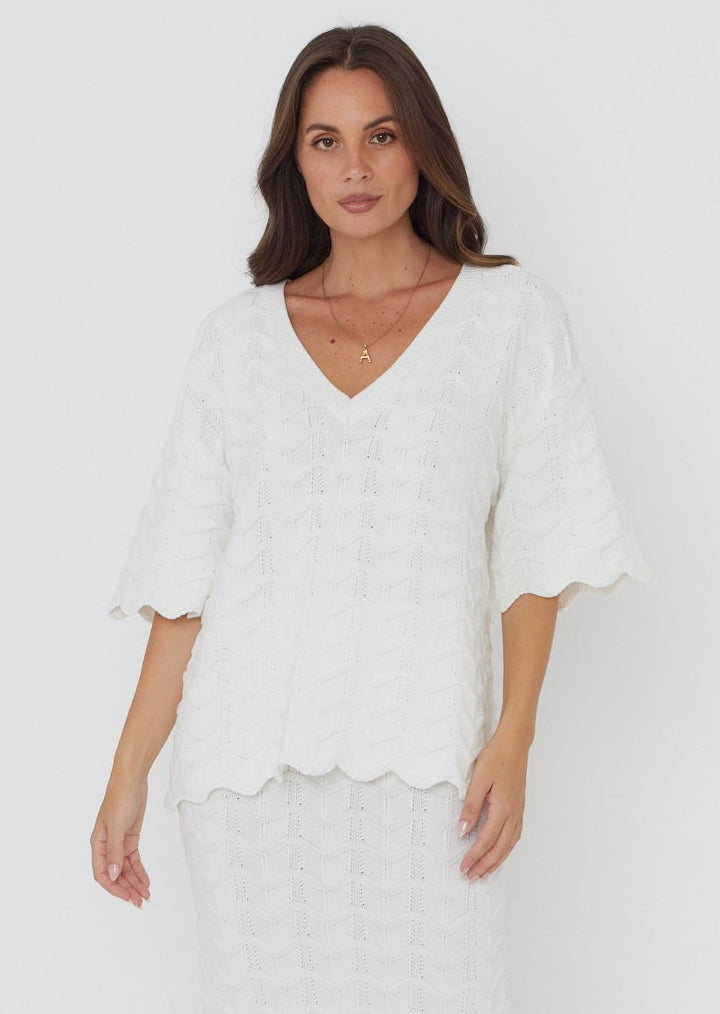 AGAPE Top White