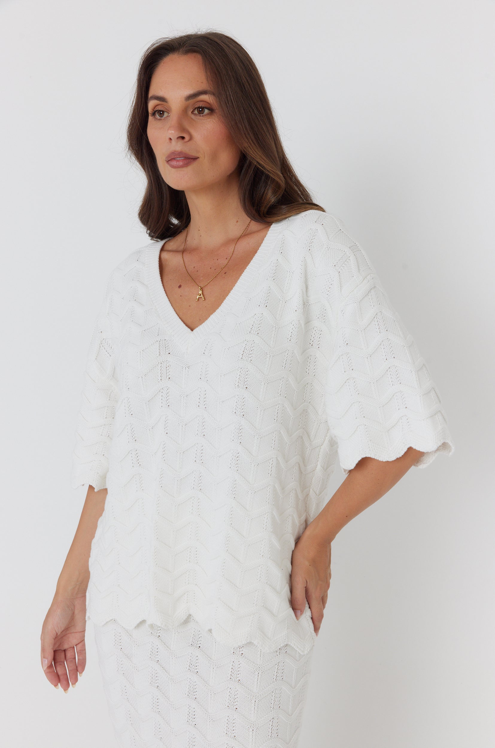 AGAPE Top White