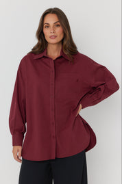 UNA Shirt Burgundy