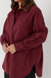 UNA Shirt Burgundy