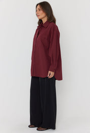 UNA Shirt Burgundy