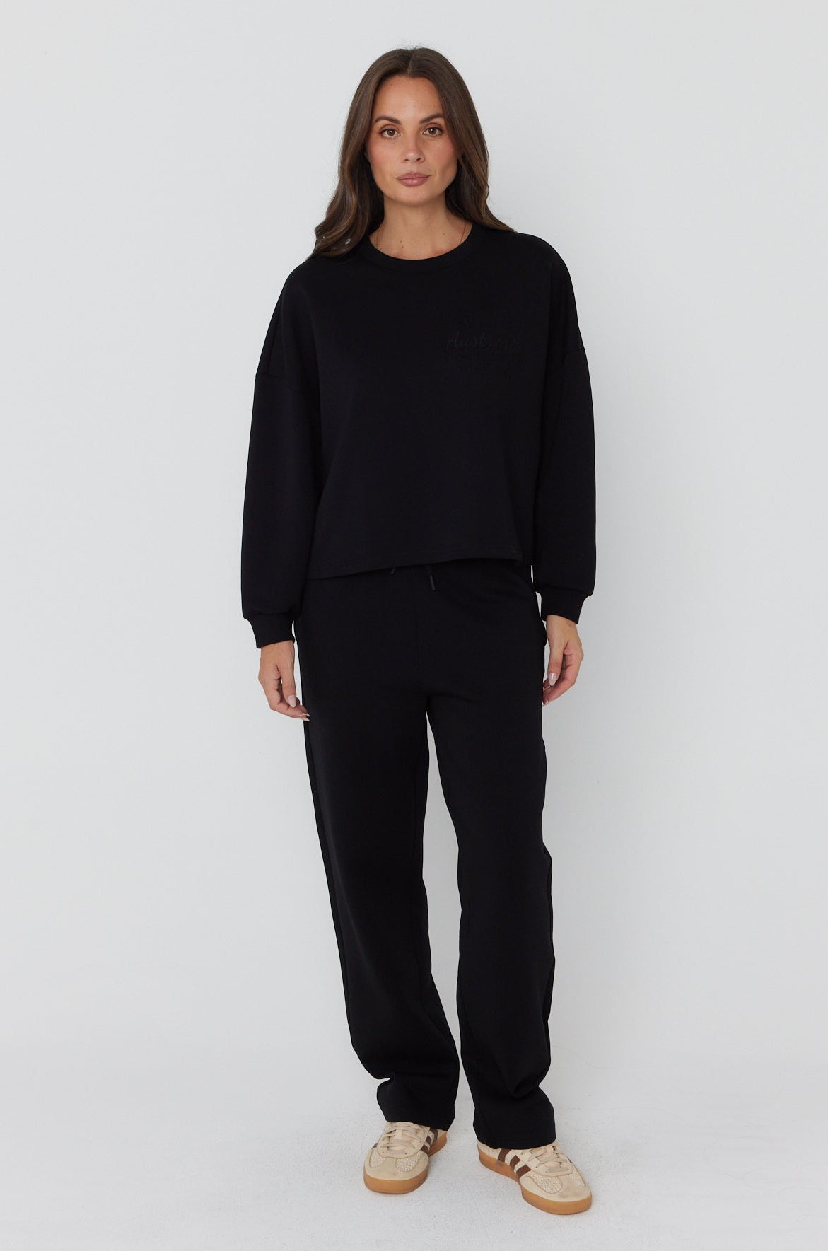 EMBY Long Sleeve Top Black