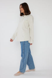 HENLEY Jumper Oat