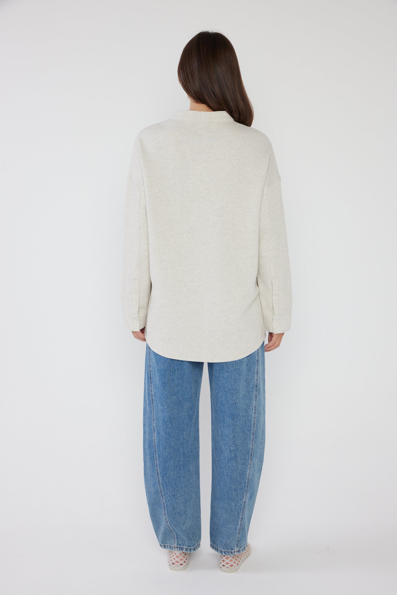 HENLEY Jumper Oat