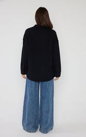 HENLEY Jumper Black