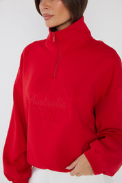 MONTE Jumper Chilli Red