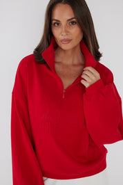 MONTE Jumper Chilli Red