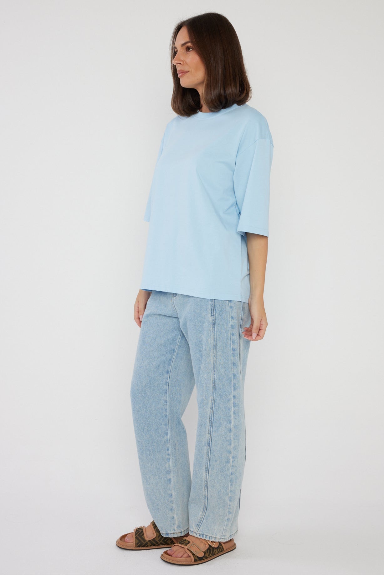 ZURI T-Shirt Light Blue