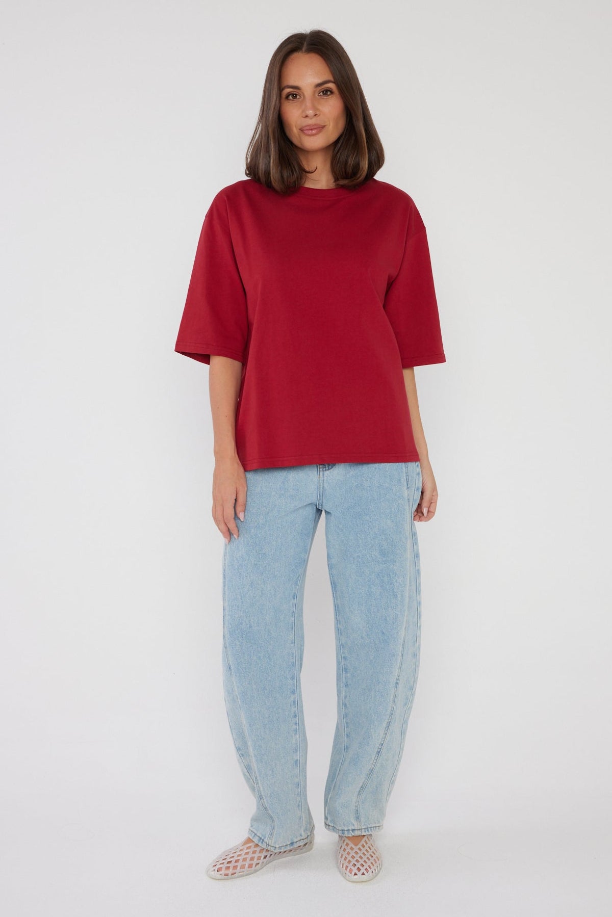 ZURI T-Shirt Cherry Red