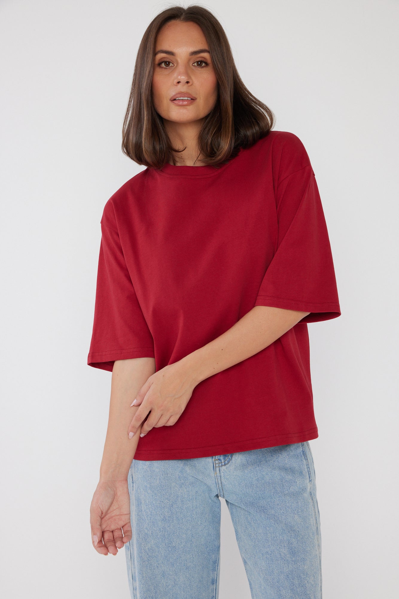 ZURI T-Shirt Cherry Red