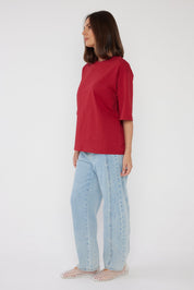 ZURI T-Shirt Cherry Red