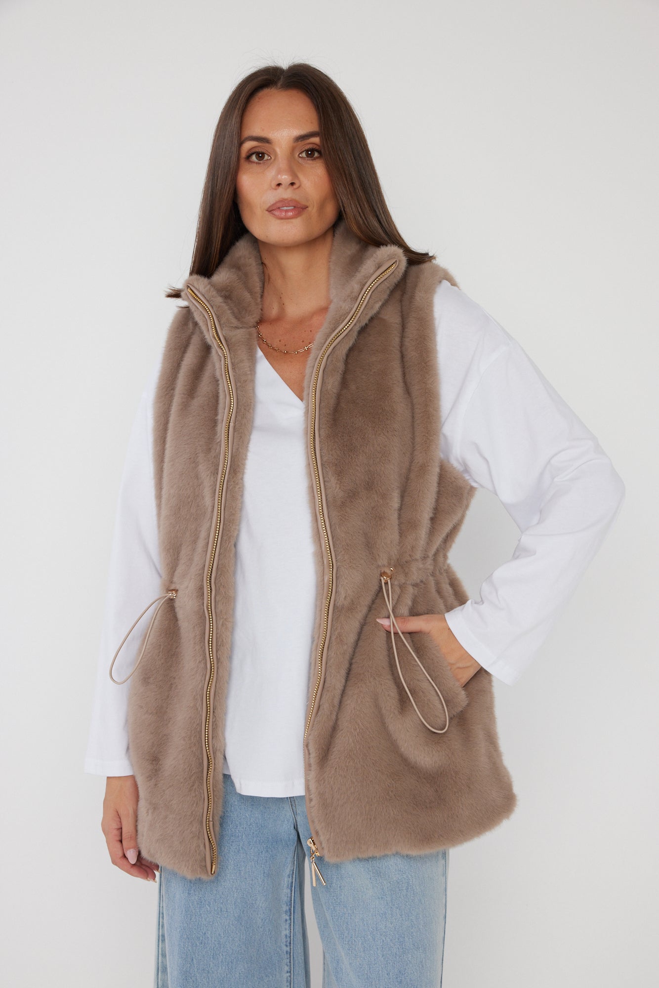 DUKE Faux Vest Coco