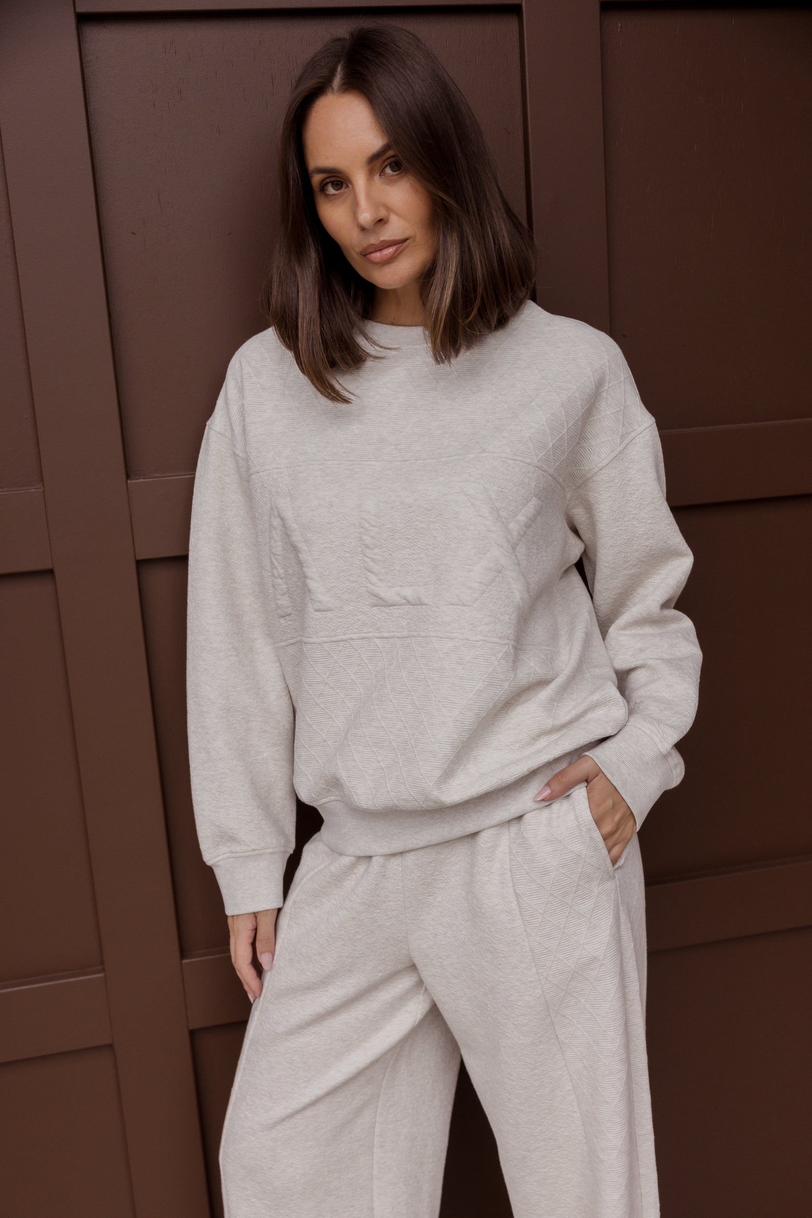 QUINS Jumper Oat