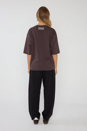 ZURI T-Shirt Dark Cocoa