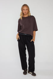 ZURI T-Shirt Dark Cocoa