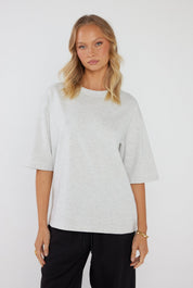 ZURI T-Shirt Grey Marle