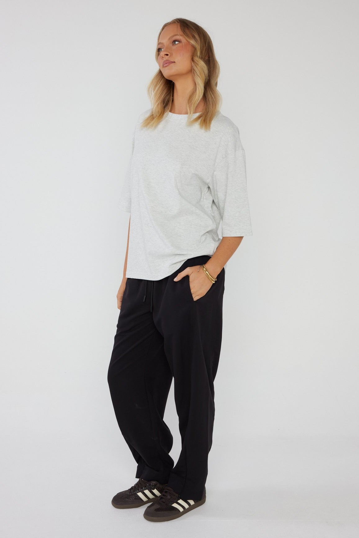 ZURI T-Shirt Grey Marle