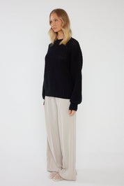 LOAM Knit Jumper Black