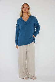 SOLACE Knit Jumper Teal